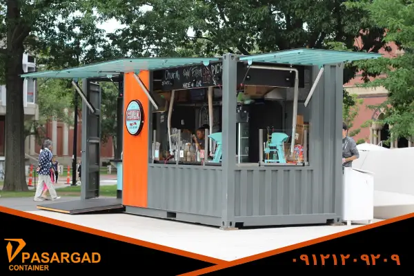 خرید کانکس فروشگاهی | قیمت، امکانات، سفارش و نکات مهم 3 امکانات داخلی قابل سفارش